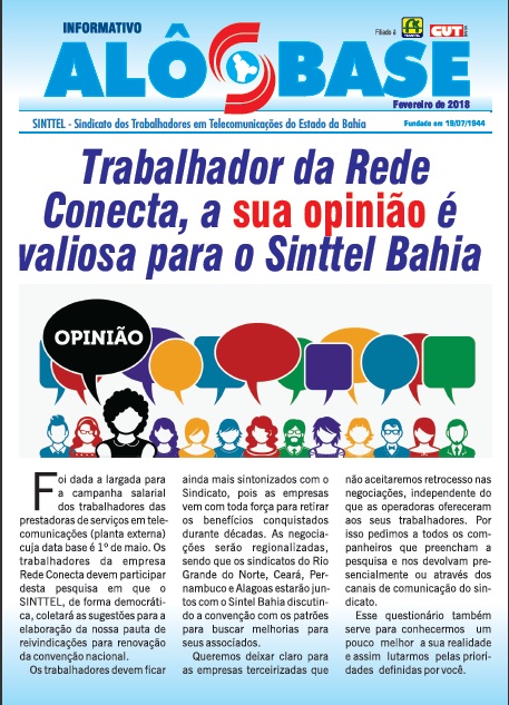 Pesquisa para formulaÃ§Ã£o da pauta de reivindicaÃ§Ãµes do ACT da  Rede Conecta